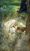 Anders Zorn The Love Nymph Sweden oil painting artist